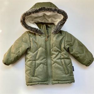 STERNTALER Baby Puffer Jacket, 68/6 months, Green